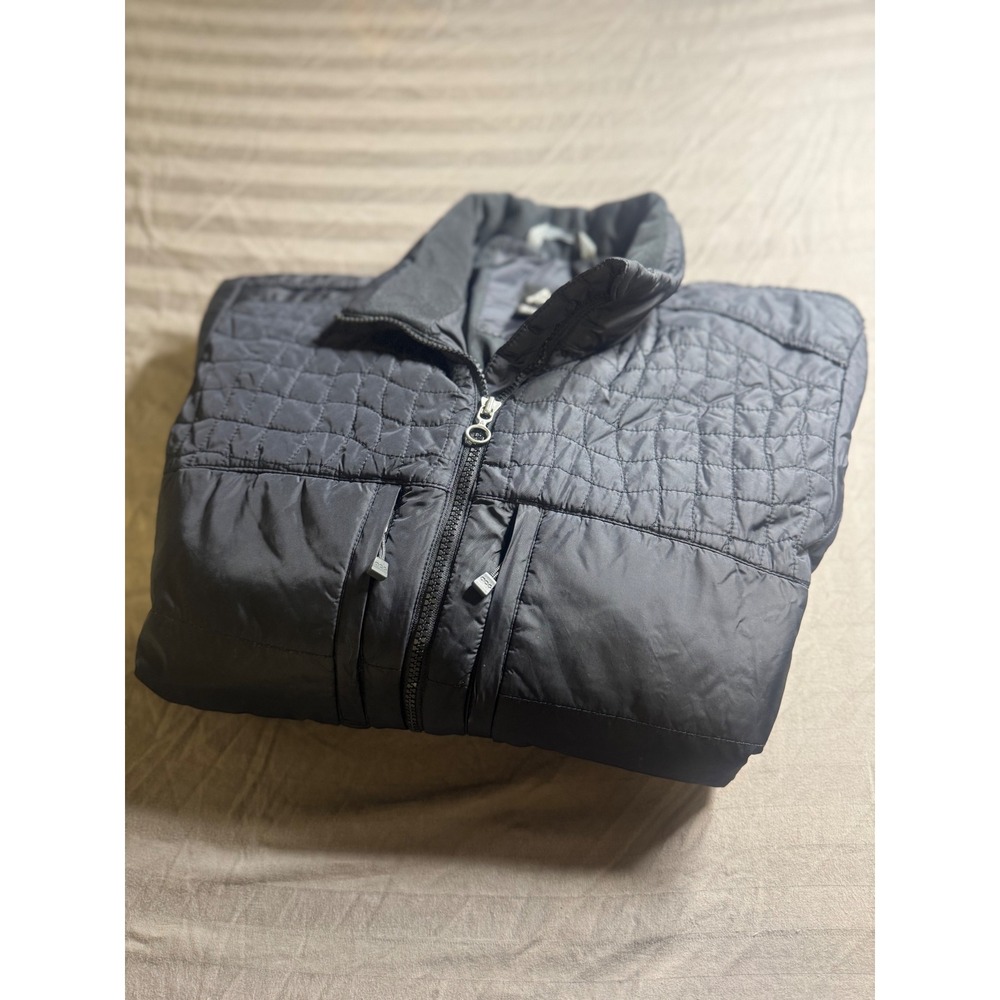 Nike ACG Mens XXL Black Quilted Puffer Jacket Full Zip Insulated Outerwear